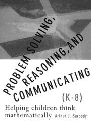 Cover of Problem solving, reasoning, and communicating, K-8 by Baroody, Arthur J.