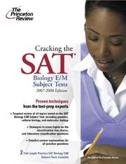 Front cover of Cracking the SAT Biology E/M Subject Test by Princeton Review
