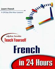 Front cover of Teach Yourself French in 24 Hours by Alpha Books