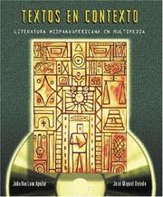 Front cover of Textos en contexto by Julia Van Loan Aguilar