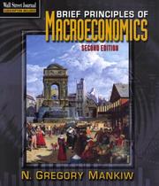 Front cover of Brief Principles of Macroeconomics by N. Gregory Mankiw