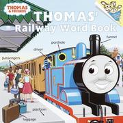 Front cover of Thomas' railway word book by Britt Allcroft