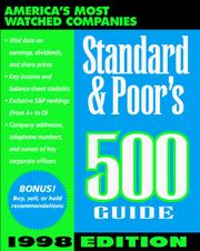 Front cover of Standard & Poor's 500 Guide by Standard and Poor's
