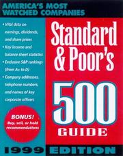 Front cover of Standard & Poor's 500 Guide by Standard & Poor