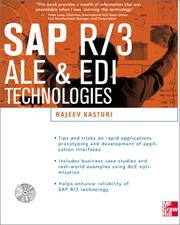 Front cover of Sap R/3 Ale & Edi Technologies (Sap Technical Expert Series) by Rajeev Kasturi