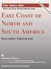 Front cover of Tide Tables 2001: East Coast of North and South America Including Greenland by United States. National Oceanic and Atmospheric Administration.