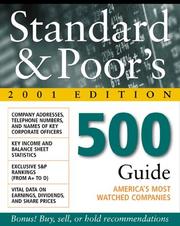 Cover of Standard & Poor's 500 Guide by Standard & Poor's