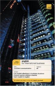 Front cover of Teach Yourself English for International Business by Nick Andon