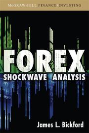 Cover of Forex shockwave analysis by Jim L. Bickford