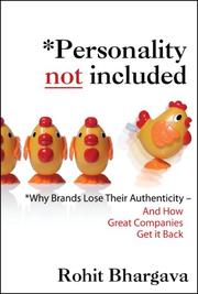 Cover of Personality not included by Rohit Bhargava