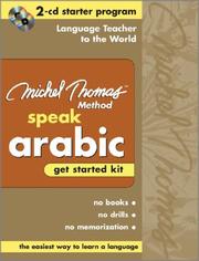 Cover of Speak Arabic Get Started KitThe Michel Thomas Method (2-CD Starter Program) (The Michel Thomas Method) by Jane Wightwick