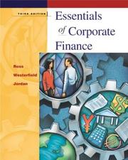 Front cover of Wall Street Journal Edition of Essentials of Corporate Finance + Powerweb + Student Problem Manual by Stephen A Ross