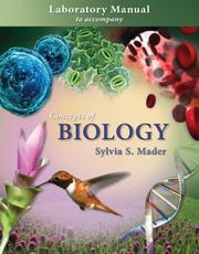 Cover of Lab Manual t/a Concepts of Biology by Sylvia S. Mader