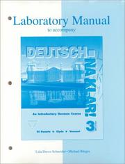 Cover of Deutsch Nakalar by Unknown