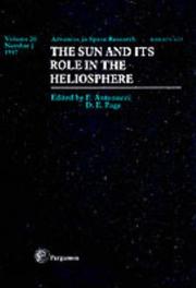 Cover of The sun and its role in the heliosphere by COSPAR. Scientific Commission E. E2.2 Symposium