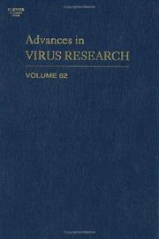 Cover of Advances in virus research by Karl Maramorosch