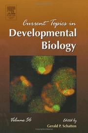 Cover of Current Topics in Developmental Biology, Volume 56 (Current Topics in Developmental Biology) by Gerald P. Schatten