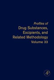 Cover of Profiles of Drug Substances, Excipients and Related Methodology, Volume 33 (Profiles of Drug Substances, Excipients, and Related Methodology) (Profiles ... Excipients, and Related Methodology) by Harry G. Brittain