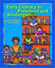Cover of Early literacy in preschool and kindergarten by Janice J Beaty