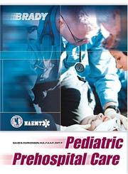 Front cover of Pediatric prehospital care by David S. Markenson