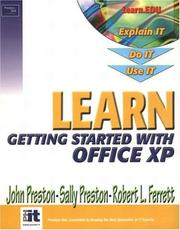 Cover of Learn Office XP by Sally Preston