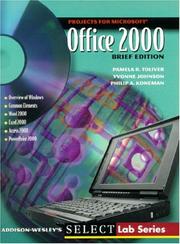 Front cover of Projects for Office 2000 by Pamela R. Toliver