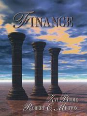 Front cover of FINANCE by ZVI BODIE