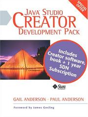 Cover of Sun Java Studio Creator Development Pack by Gail Anderson