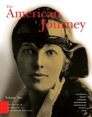 Cover of American Journey by David R. Goldfield