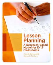 Front cover of Lesson planning by Melinda K. Schoenfeldt