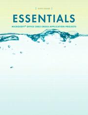 Cover of Essentials Microsoft Office 2003 Cross-Application Projects (4th Edition) (Essentials Series for Office 2003) by Kate J. Chase