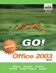 Front cover of GO Office 2003 Brief Enhanced- ADHESIVE (Go Series for Microsoft Office 2003) by Shelley Gaskin