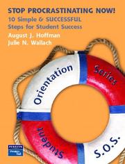 Cover of Stop procrastinating now! by August John Hoffman
