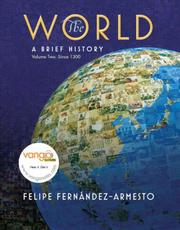 Cover of The World by Felipe Fernández-Armesto