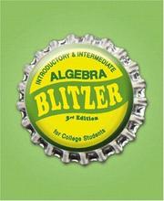 Front cover of Introductory & Intermediate Algebra for College Students (3rd Edition) (The Blitzer Developmental Algebra Series) by Robert Blitzer