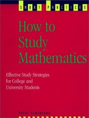 Cover of How to Study Mathematics by Peter Schiavone
