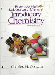 Front cover of Prentice Hall Laboratory Manual, Introductory Chemistry by Charles H. Corwin