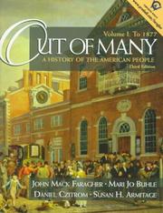Front cover of Out of Many by John Mack Faragher