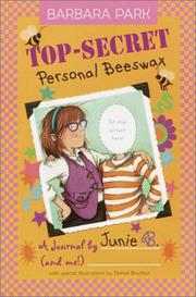 Front cover of Top-Secret Personal Beeswax by Barbara Park