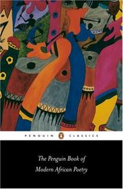 Front cover of The Penguin Book of Modern African Poetry by Various