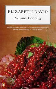 Front cover of Summer Cooking (Cookery Library) by Elizabeth David