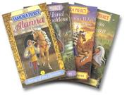 Front cover of The Song of the Lioness Quartet 4 copy box set by Tamora Pierce