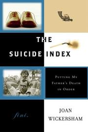 Front cover of The suicide index by Joan Wickersham