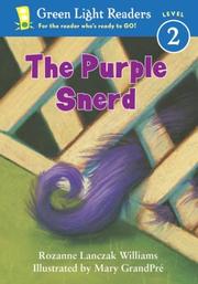 Front cover of The Purple Snerd by Rozanne Lanczak Williams