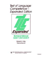 Cover of Test of Language Competence by Elisabeth Wiig