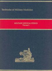 Cover of Military medical ethics by Thomas E. Beam