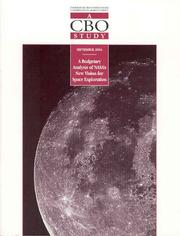 Front cover of A Budgetary Analysis of NASA's New Vision for Space Exploration (CBO Study) by Arthur, David
