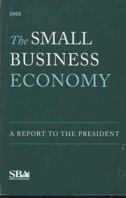 Front cover of The Small Business Economy 2005 by Small Business Administration (U.S.)
