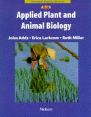 Cover of Applied Plant and Animal Biology (Nelson Advanced Modular Science: Biology) by John Adds