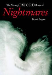 Front cover of The Young Oxford Book of Nightmares by Dennis Pepper